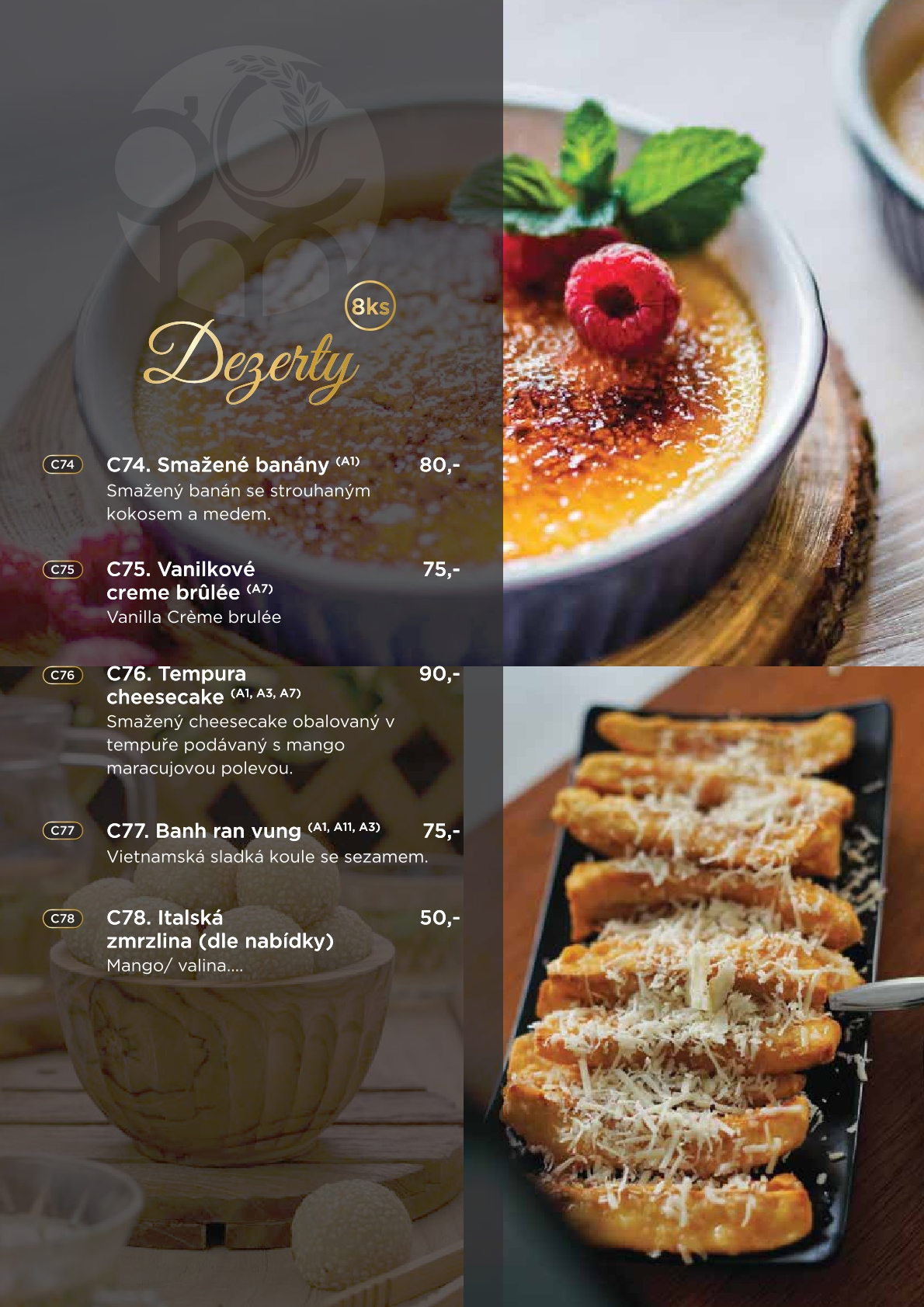 Dezerty – Sladká tečka na závěr vašeho jídla