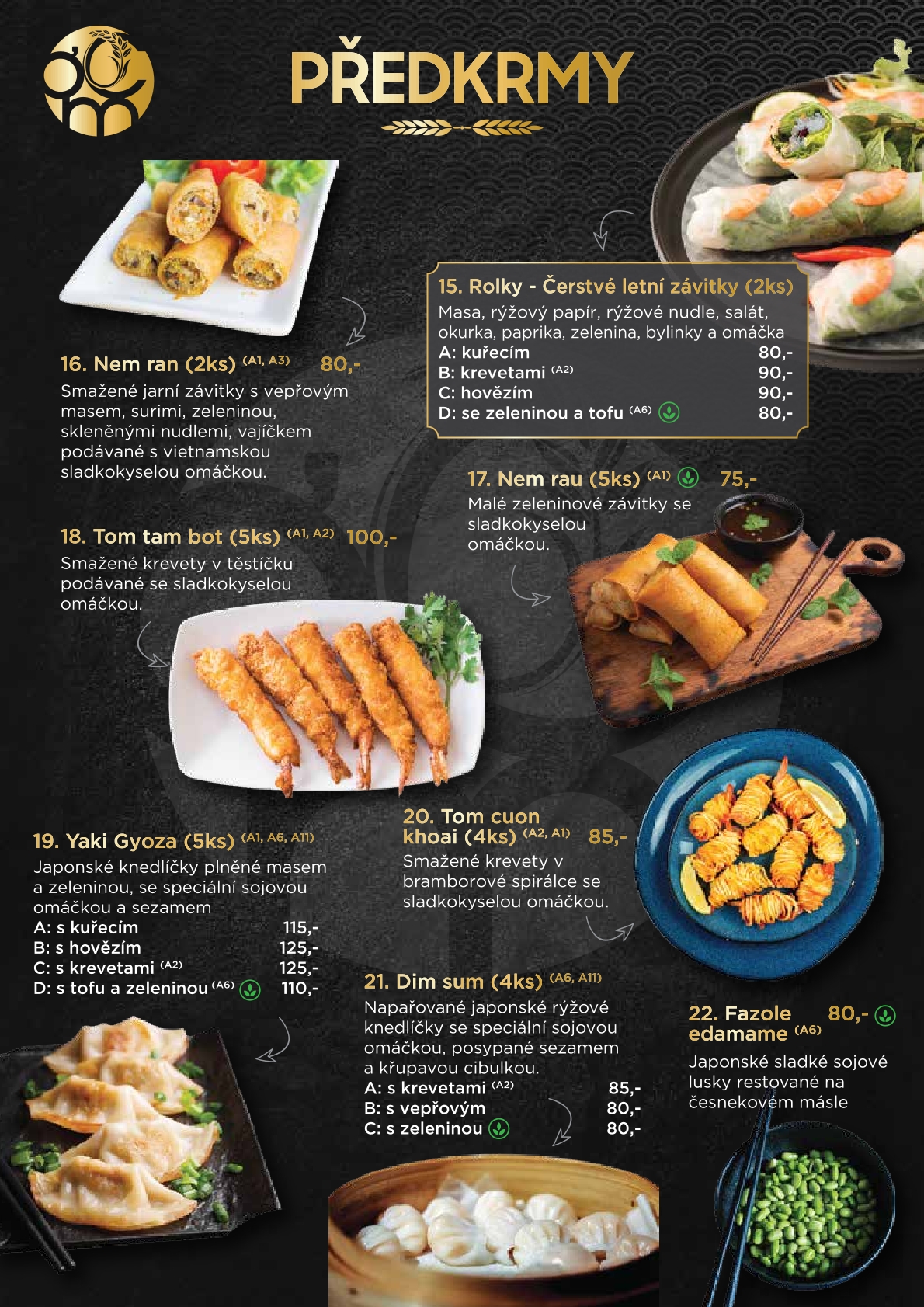 Předkrmy – Lahodný začátek vašeho jídla