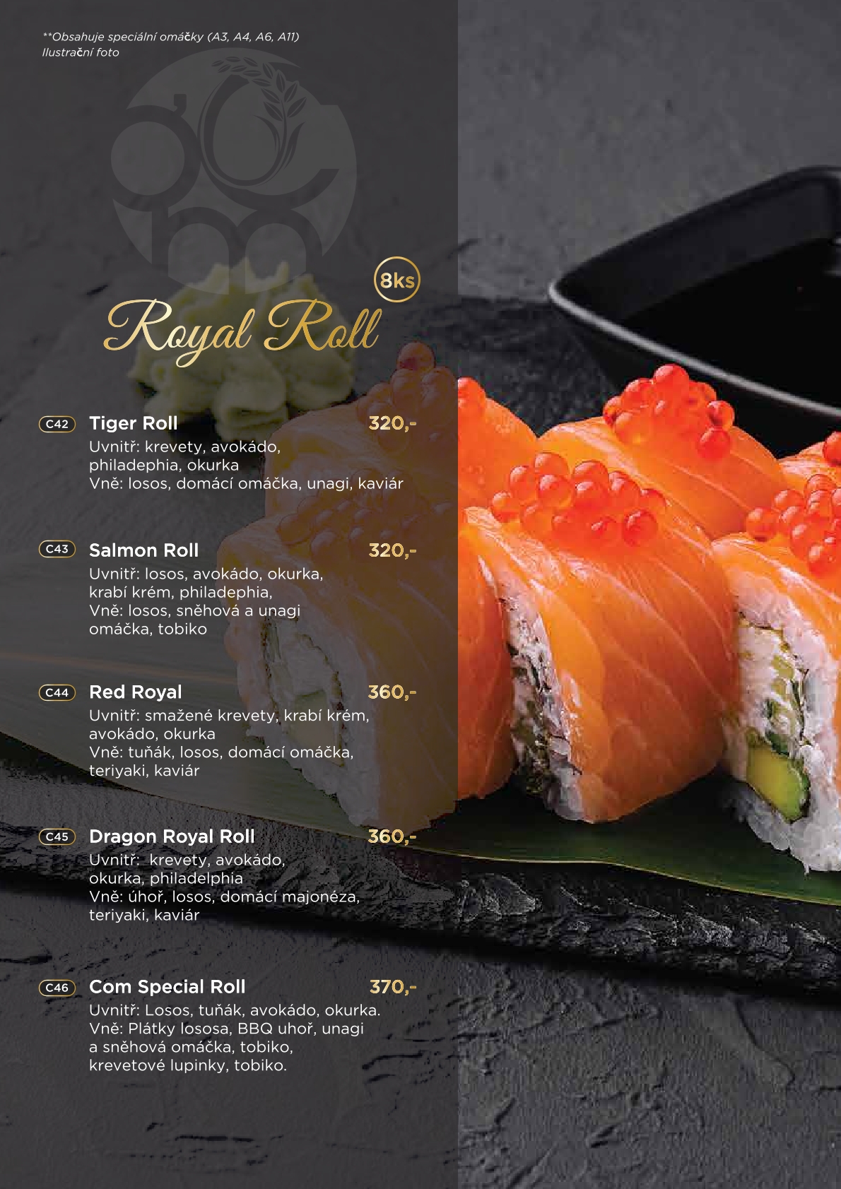Royal Roll – Luxusní sushi rolky pro výjimečný gurmánský zážitek