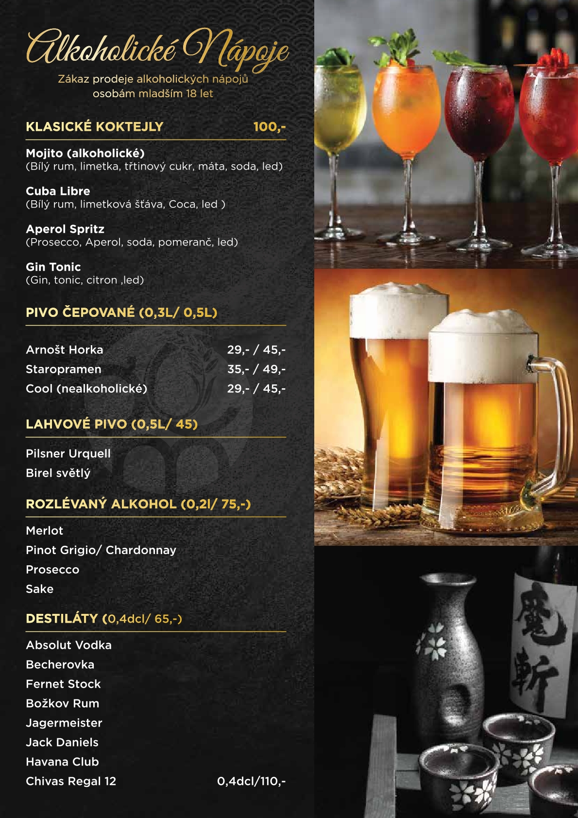 Nápoje List – Vyberte si z naší bohaté nabídky nápojů