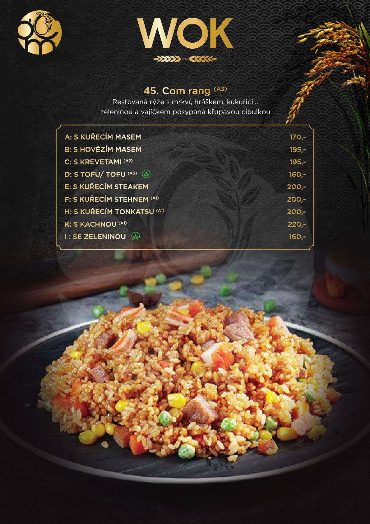 WOK – Čerstvé a chutné pokrmy připravované na pánvi wok